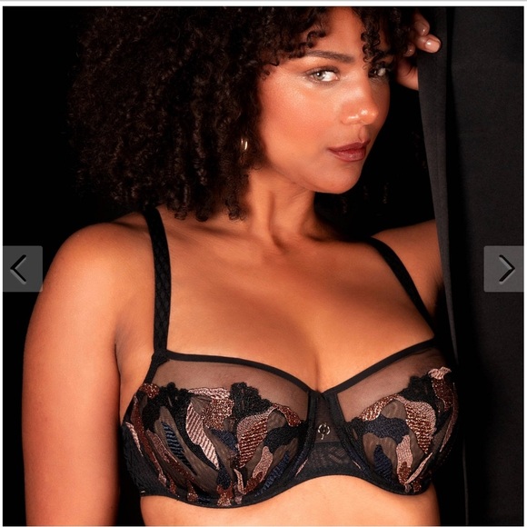 NWT CHANTELLE Montaigne Demi-cup bra 36C - Picture 1 of 6